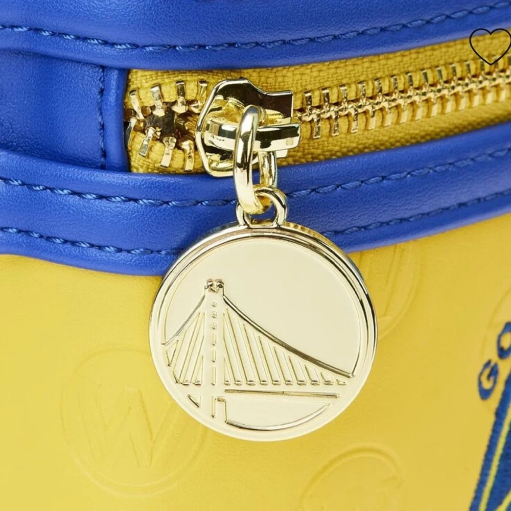 Loungefly Golden State Warriors patches icons mini backpack